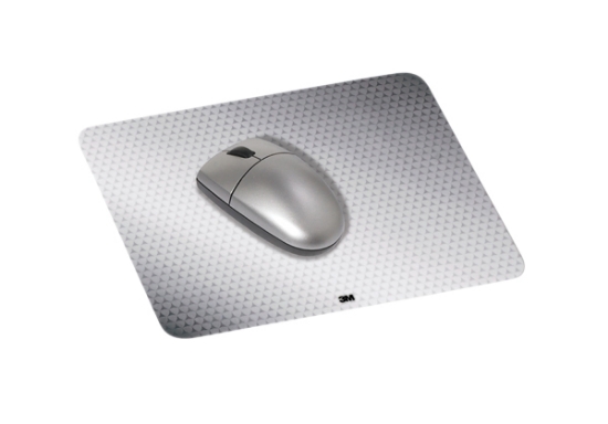 Picture of 3M Mouse Pad MP-200 Ps Precise Mousing Surface Silver Abstract