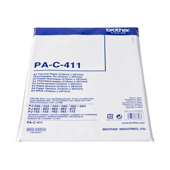 Picture of Brother Paper Cut Sheets for PocketJet Printers A4 White (Pkt/100)